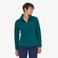 Patagonia Inc Hoodies & Sweaters W MICRO D 1/4 ZIP