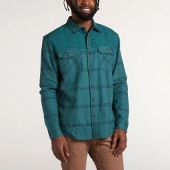 Howler Brothers M QUINTANA QUILT FLANNEL Shirts