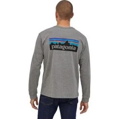 Patagonia Inc Shirts M L/S P-6 LOGO RESPONSIBILI-TEE