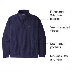 Patagonia Inc M SHEARLING BUTTON P/O